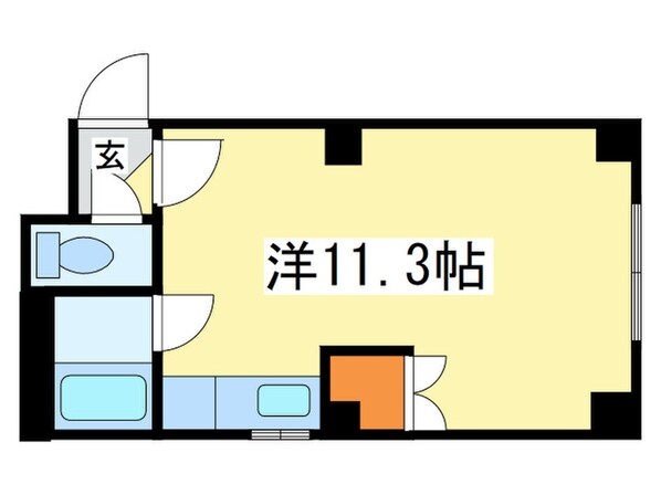 レジデンス14の物件間取画像